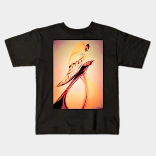 ART DECO COCKATIEL Kids T-Shirt